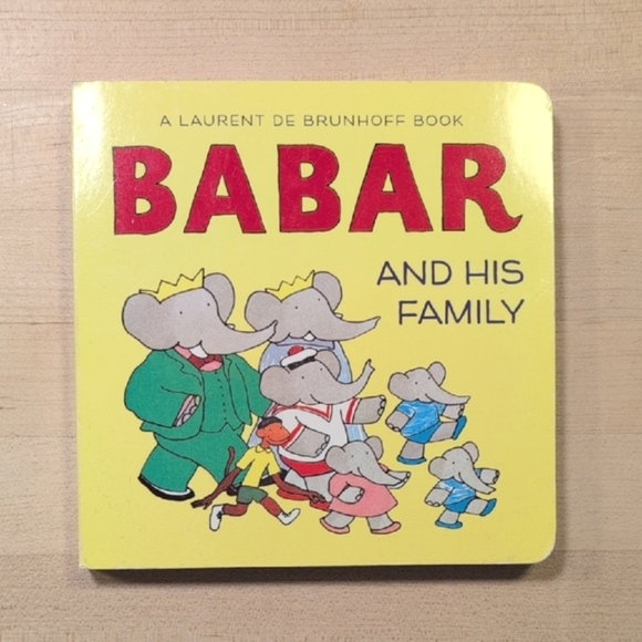 Babar & his family baby toddler board book by Laurent dr Brunhoff - Picture 2 of 9